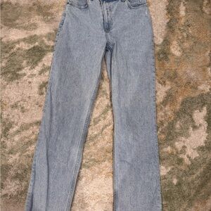 Abercrombie & Fitch Light Blue Straight Leg Jeans